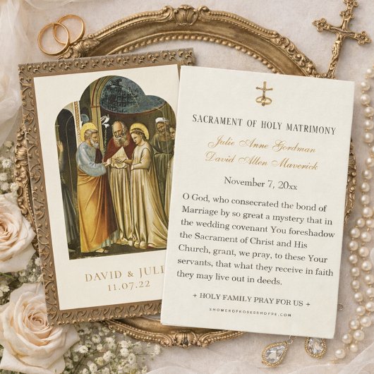 Prière Mariage catholique Espousal Vierge Marie