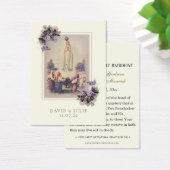 Prière Mariage de Fatima catholique ivoire et or (Bureau)