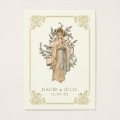 Prière Mariage de Lourdes à l'ivoire et à l'or (Devant)