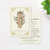 Prière Mariage de Lourdes à l'ivoire et à l'or (Bureau)