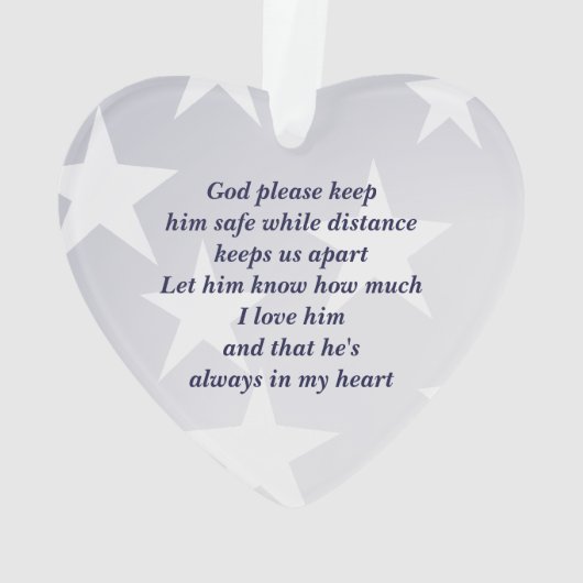 Prière militaire avec photo (dos)