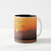 Prière Navajo Dans la beauté Je marche Mug (Devant droit)