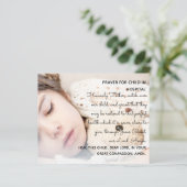 Prière pour enfant à l'hôpital - Carte postale (Debout devant)