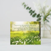 Prière pour la guidance de Dieu, carte postale de  (Debout devant)