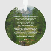 Prière pour la paix (dos)