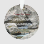 Prière pour la paix (devant)