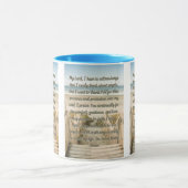 Prière pour les anges de Dieu Mug à deux tons (Centre)