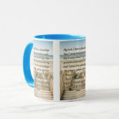 Prière pour les anges de Dieu Mug à deux tons (Devant gauche)