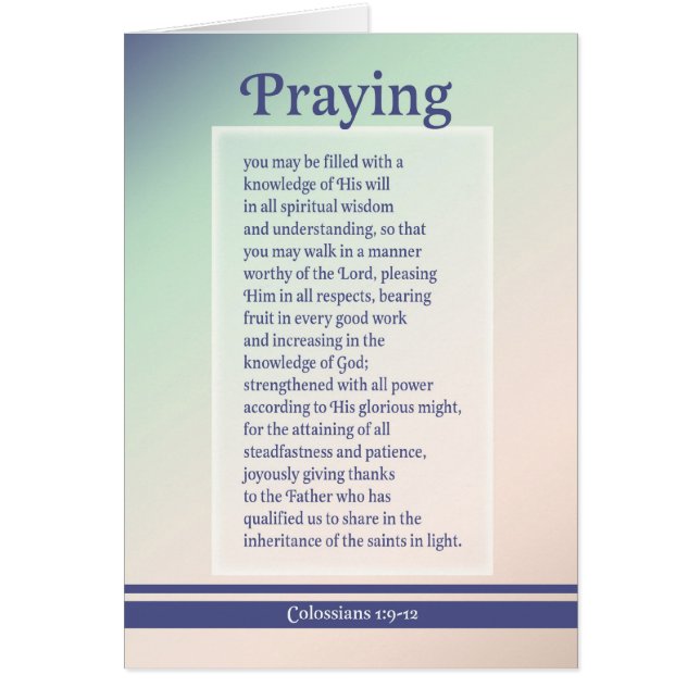 Prière pour vous (Devant)