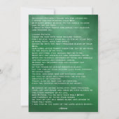 Prière puissante pour la carte de guérison malade (Dos)