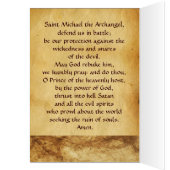 Prière Saint Michel l'Archange (Intérieur (Gauche))