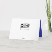 prière sérénité bleu rester fort! carte (Dos)