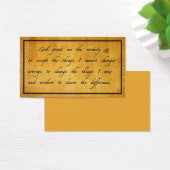 Prière Sérénité Carte de partage vintage (Bureau)