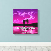 Prière - Toile Emballée Premium (Gloss) (Insitu (Plancher de Bois))