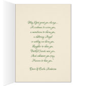 Prière vintage religieuse St. Patrick Shamrock (Intérieur (Droit))