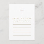 Prières de la carte de bénédiction de la mère chré (Devant)