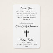 Prières de la première communion | Garçon et fille (Dos)