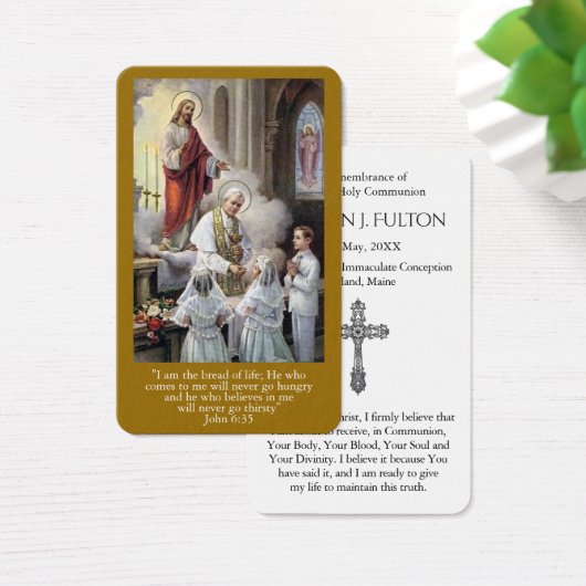 Prières de la première communion | Garçon et fille (Bureau)