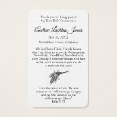 Prières de la première communion | Garçon et fille (Dos)