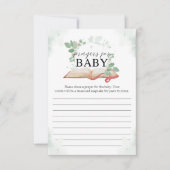 Prières Pour Carte Bébé (Devant)