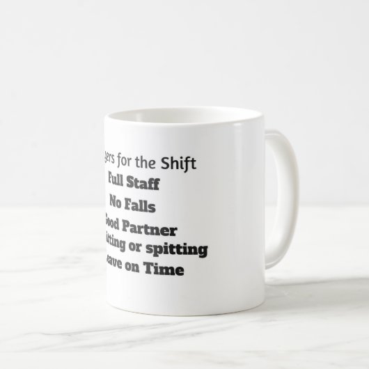Prières pour la Mug Shift (Devant droit)