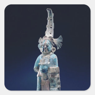 Priest in ceremoniële robes, eiland Jaina Vierkante Sticker