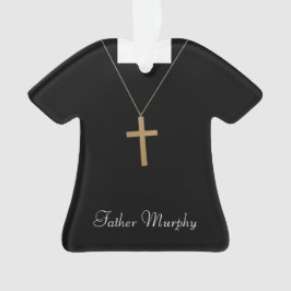 Priest kerstversiering ornament