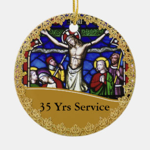 Priest Ordination 35th Jubileum Herdenking Keramisch Ornament