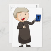 Priester Briefkaart (Voorkant / Achterkant)