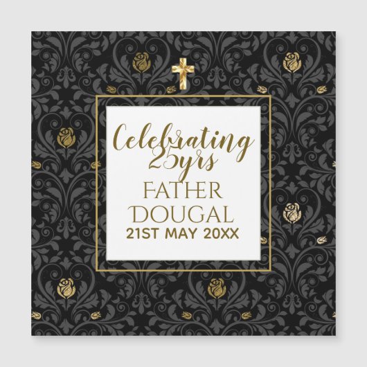 Priester Gewijd, Jubileum Wijding, Vertrek (Voorkant)