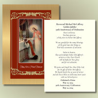 Priester Jubileum Herdenking Gebed Kaart