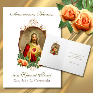 Priester Jubileum Priesterwijding Heilig Hart Jezu Kaart