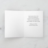 Priester Kerstzegeningen Madonna en Kind Kaart (Binnen)