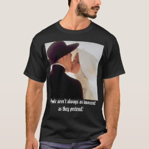 priester & nun, mensen zijn niet altijd zo onschul t-shirt