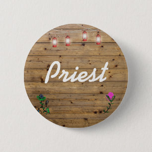 Priester Ronde Button 5,7 Cm