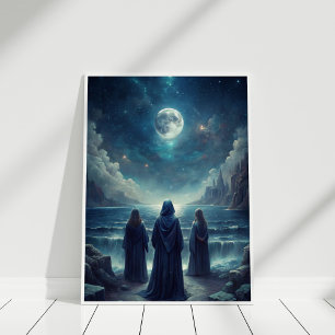 Priesteressen van de Volle Maan Mok – Maanachtige Poster