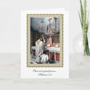 Priesterjubileum  Priesterwijding Eerste H. Mis Kaart