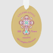 Priesters 10e herdenking Jubileum Ordination Ornament (voorkant)