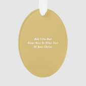 Priesters 10e herdenking Jubileum Ordination Ornament (achterkant)