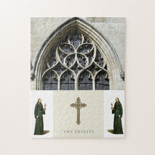 Priesters van de Puzles-kerk Legpuzzel (Verticaal)
