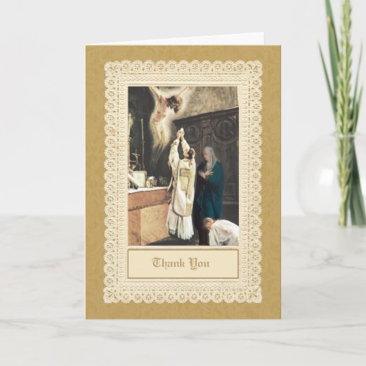 Priesterschap Jubileum Priesterwijding Dank u Kaart (Voorkant)