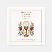 Priesterwijding Jubileum Chalice Host Scriptu Servet (Voorkant)