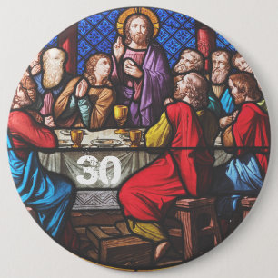 Priesterwijdingsjubileum bewerken jaren ronde button 6,0 cm