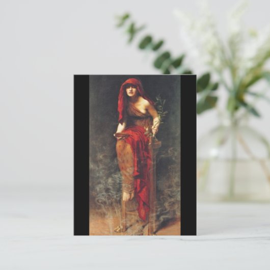 Priestess of Delphi Briefkaart (Staand voorkant)