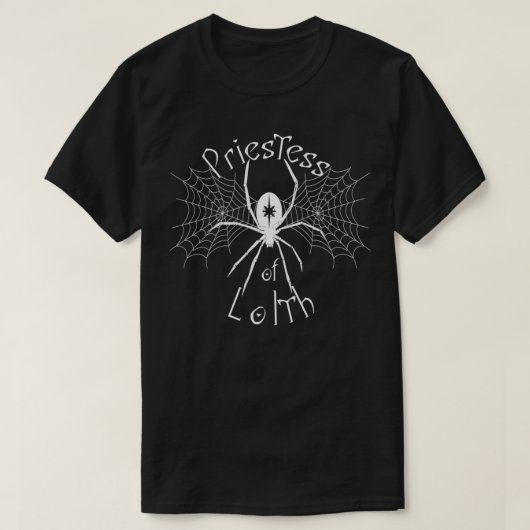 Priestess of Lolth T-shirt (Design voorkant)