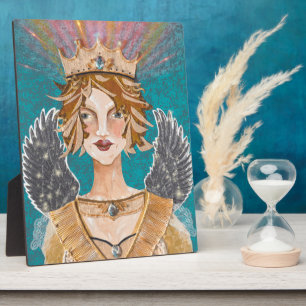 Priestess Paloma Guardian Angel Princess Plaque Fotoplaat