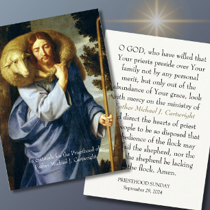 PRIESTHOOD SUNDAS CARTES DE PRIÈRE PERSONNALISÉES