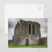 Prieuré de Ballybeg, carte postale de l'Irlande (Devant / Derrière)