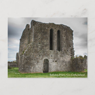Prieuré de Ballybeg, carte postale de l'Irlande