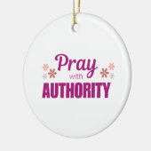 Priez avec l'autorité, Céramique Cercle Ornement (Gauche)
